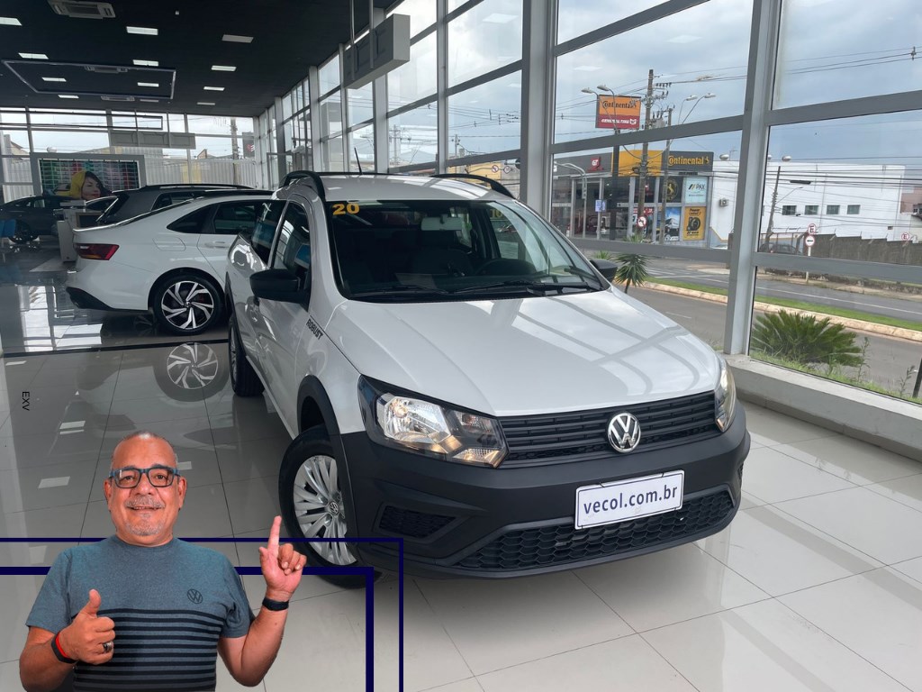 Comprar Picape Volkswagen Saveiro 1.6 16v G6 Cross Cabine Dupla Flex Branco  2015 em Piracicaba-SP